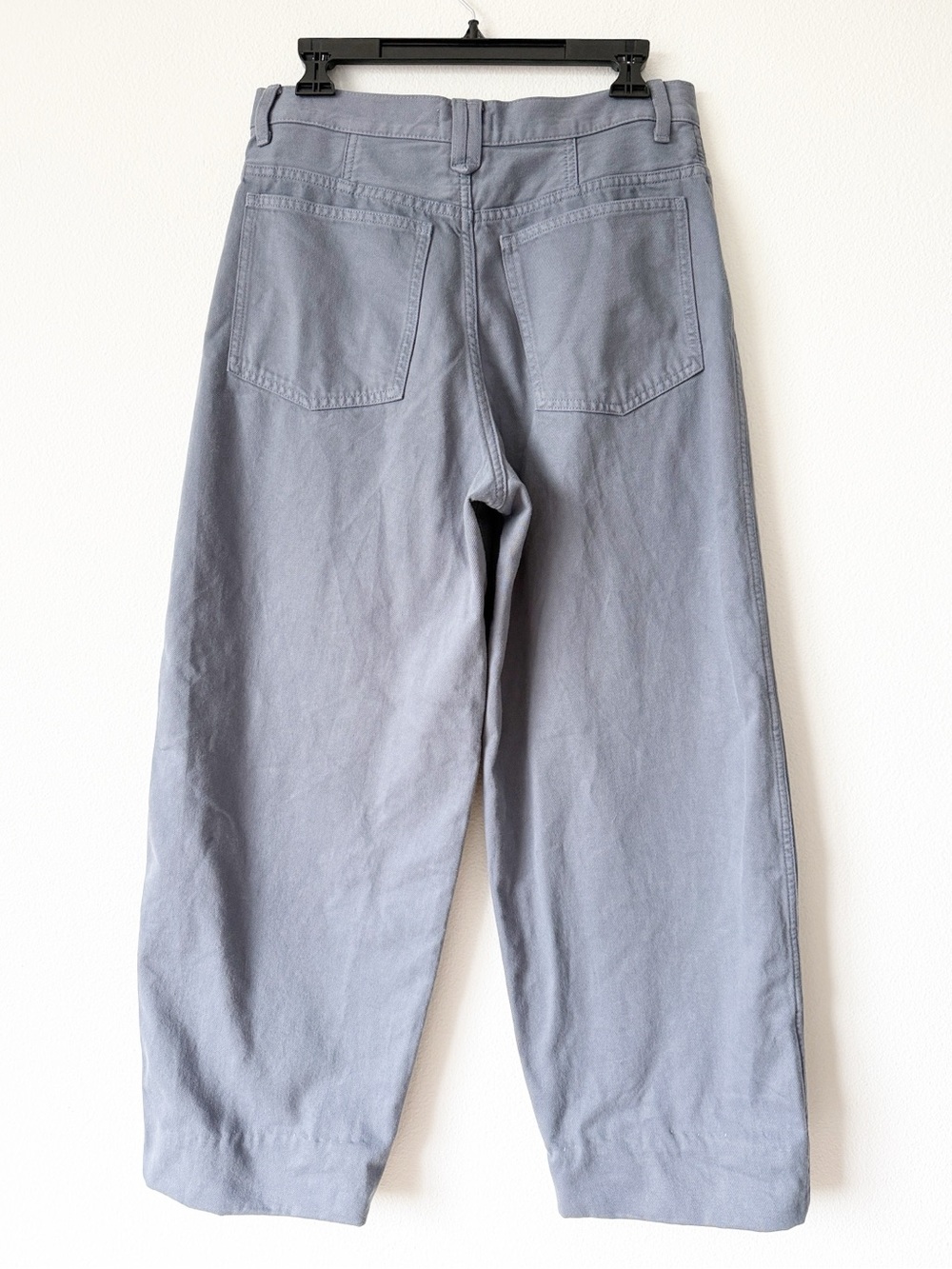 Uniqlo Light Blue High-Waist Pants - Picture 4 of 14